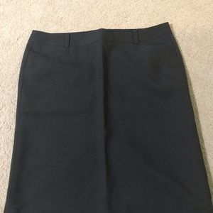 Black/gray pencil skirt